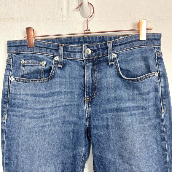 Rag & Bone Dre Low-Rise Slim Boyfriend Mariposa Wash Raw Hem Size 26 - Picture 3 of 15